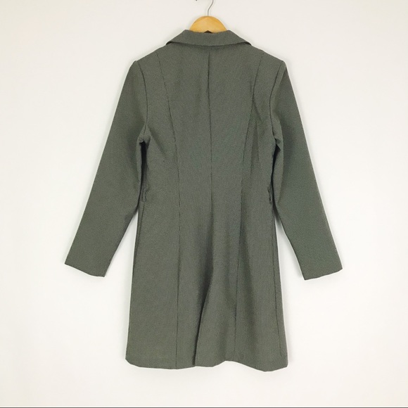 Vintage Deadstock Longline Houndstooth Jacket | Size M - Picture 13 of 15